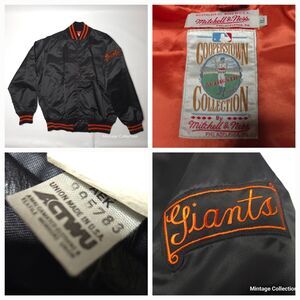 VINTAGE MITCHELL & NESS COOPERSTOWN COLLECTION SF NY GIANTS UNION MADE IN USA XL